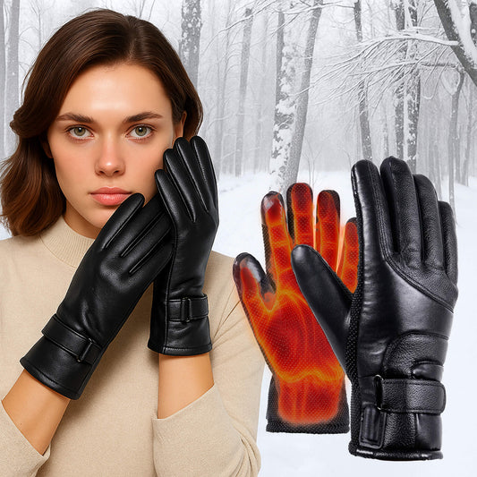 Verwarmde Handschoenen voor Dames — Thermische Waterafstotende Winterhandschoenen met Touchscreen — Oplaadbaar USB Design