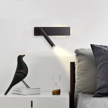 Wandlamp Leeslamp met Draaibare Arm | Warm LED Licht voor Bed en Leeshoek | Verstelbare Wandleeslamp Zwart of Wit