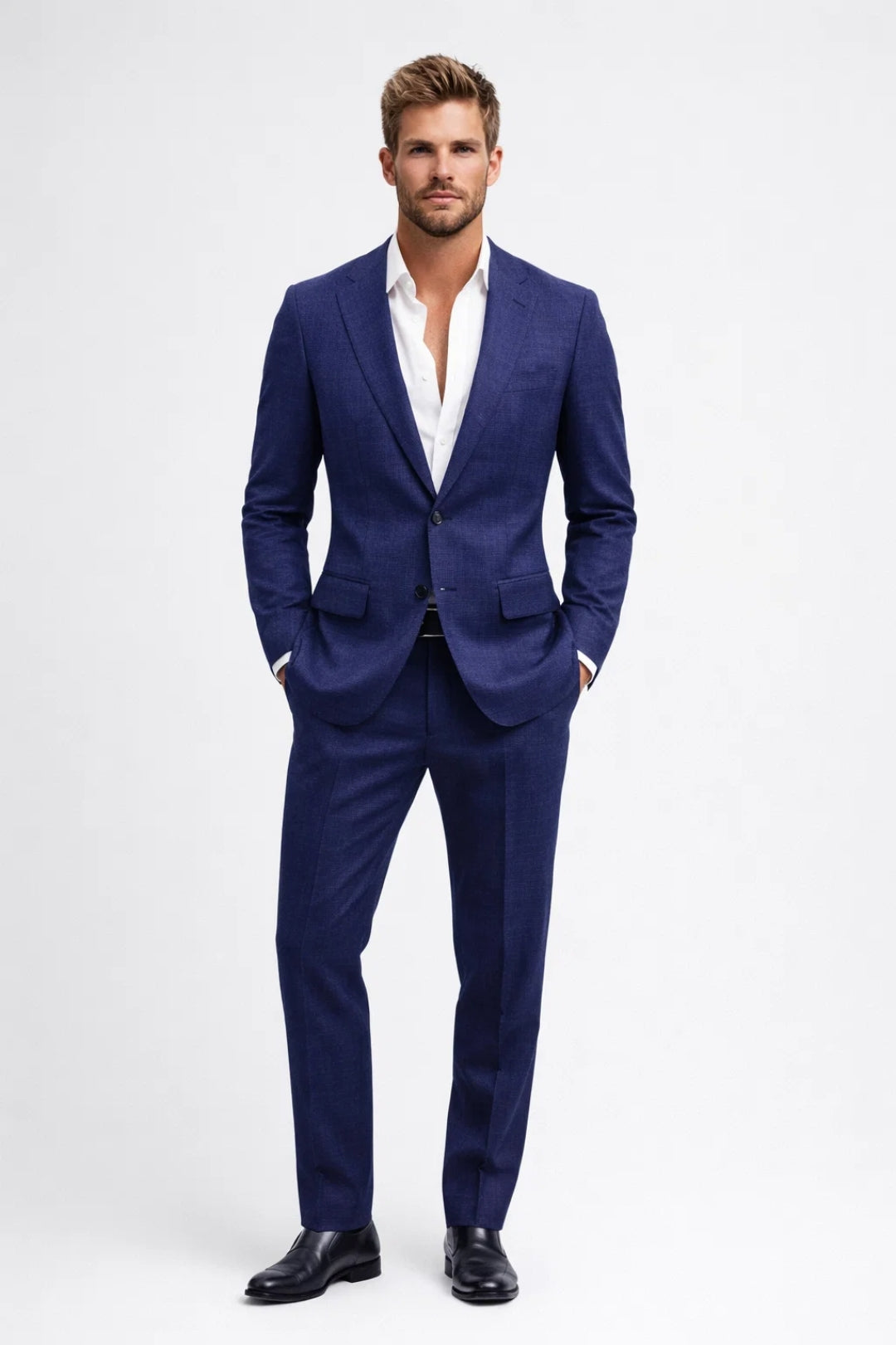 Hector Heren Slim Fit Pak | Elegant Trouwpak Man, Luxe Materialen 3