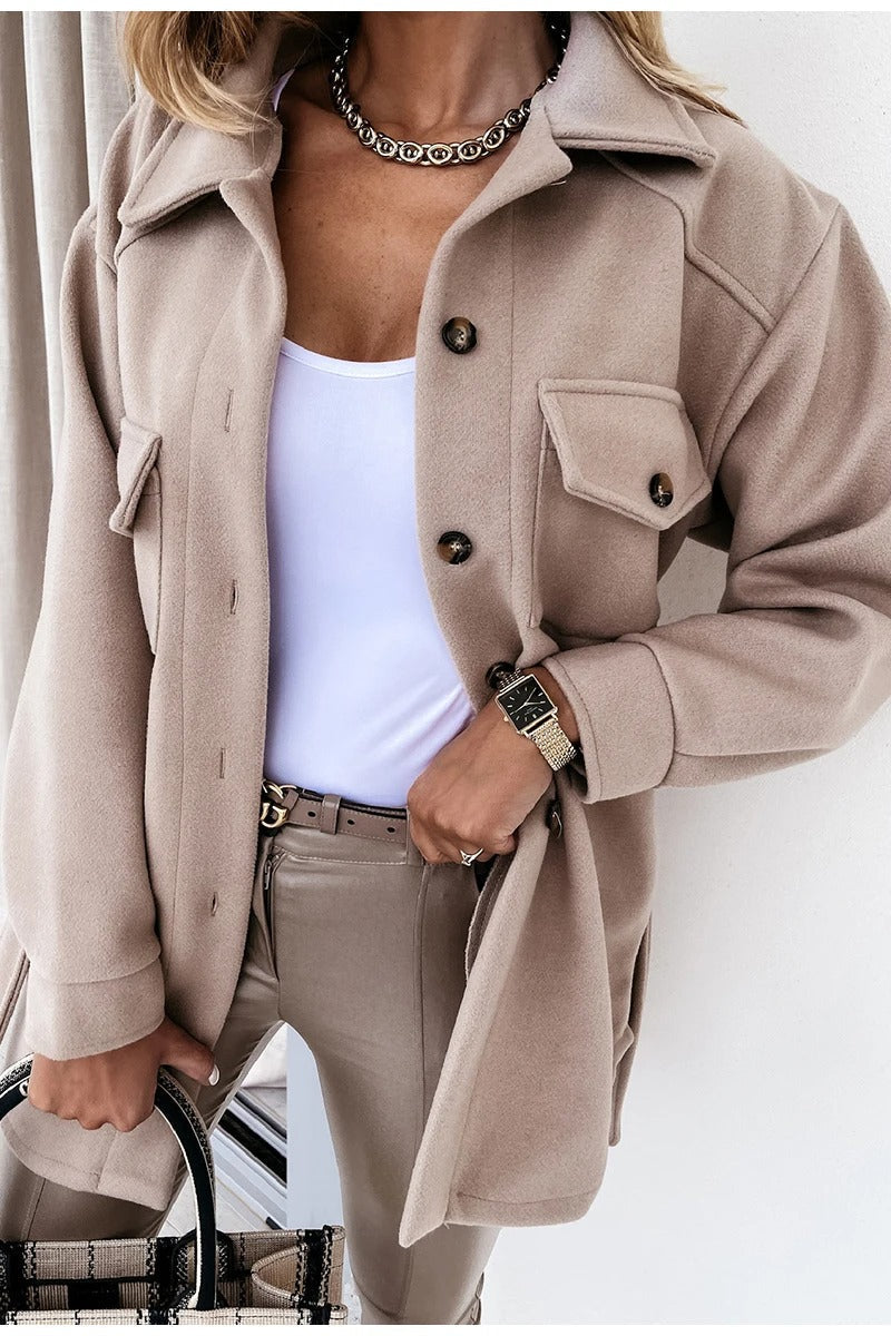 Voorjaarsjas Lente Luxe Stijl
