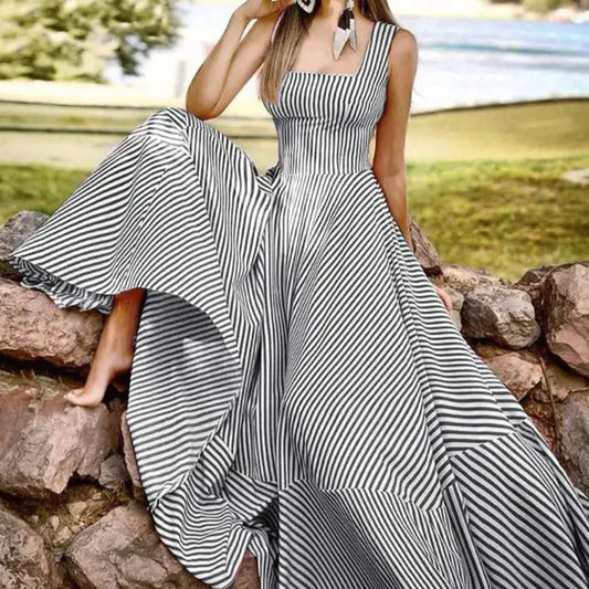Lange Zomerjurk voor Vrouw Elegante Maxi Jurk - StudioMarella