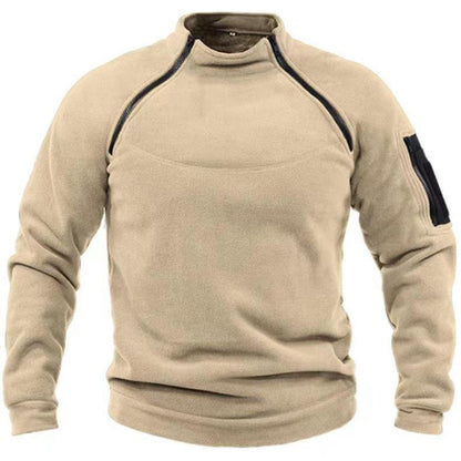 Fleece Trui met Warme Voering voor Buiten