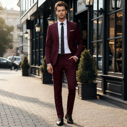 Virello | Slim Fit Overhemd Elegant Mannen