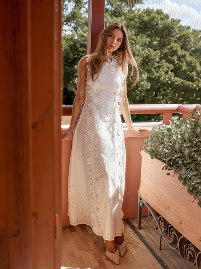 Vrouwelijke Maxi Jurk Lange Zomerjurk