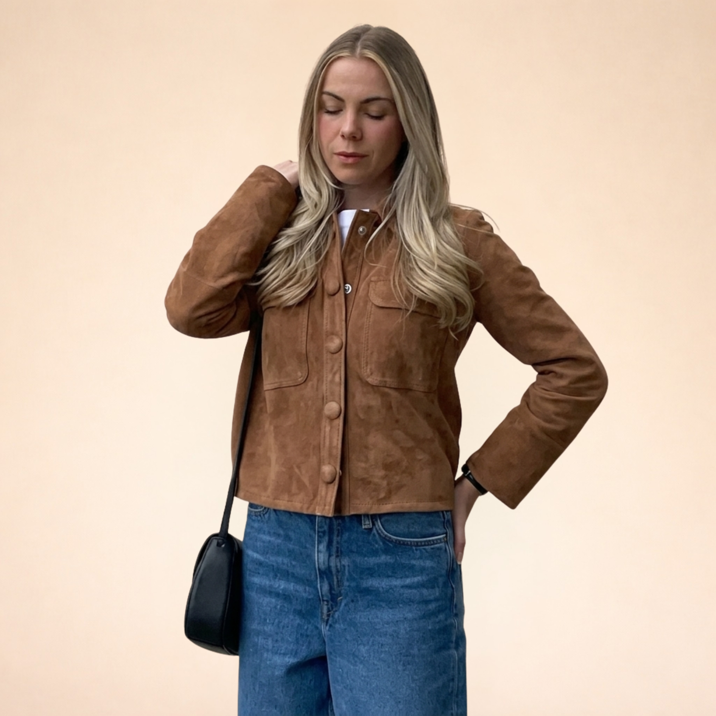 Helena | Comfortabel & Tijdloos  suède Jasje 1