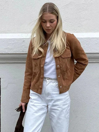Helena | Comfortabel & Tijdloos  suède Jasje 8