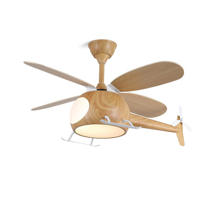 Moderne Plafondventilator met Verlichting Aviara Breeze – Ø70×H30 cm – 6 Snelheden – LED 35W – Walnoot & Houtkleur – Afstandsbediening – Kinderkamer & Woonkamer