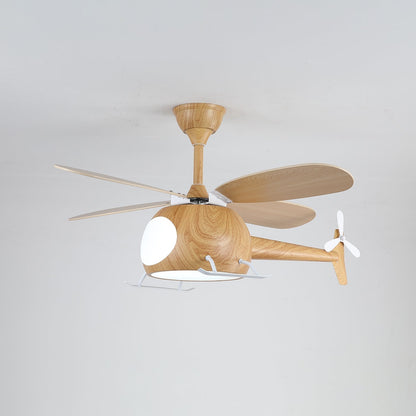 Moderne Plafondventilator met Verlichting Aviara Breeze – Ø70×H30 cm – 6 Snelheden – LED 35W – Walnoot & Houtkleur – Afstandsbediening – Kinderkamer & Woonkamer