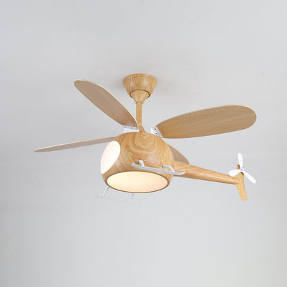 Moderne Plafondventilator met Verlichting Aviara Breeze – Ø70×H30 cm – 6 Snelheden – LED 35W – Walnoot & Houtkleur – Afstandsbediening – Kinderkamer & Woonkamer