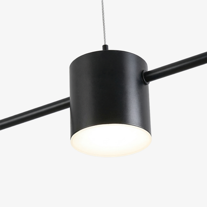 Lineaire LED Hanglamp Helios – Moderne Verlichting met Metaal en Acryl voor Eetkamer en Woonkamer