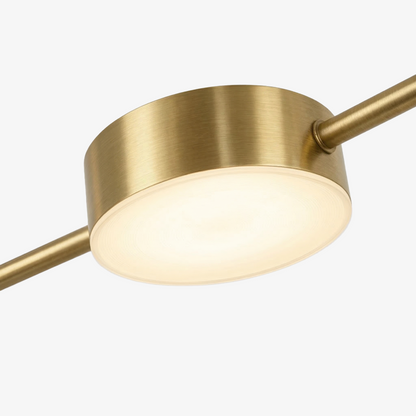 Lineaire LED Hanglamp Helios – Moderne Verlichting met Metaal en Acryl voor Eetkamer en Woonkamer