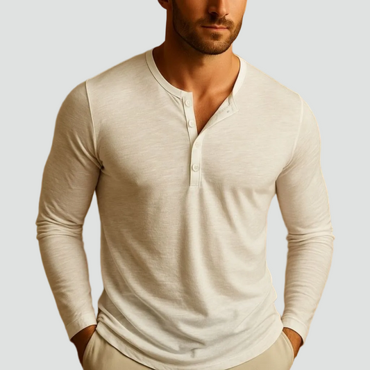 Heren Shirt Lange Mouwen Casual Met Knopen Comfortabel - StudioMarella