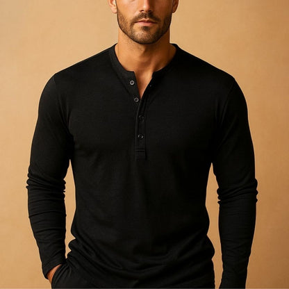Heren Shirt Lange Mouwen Casual Met Knopen Comfortabel