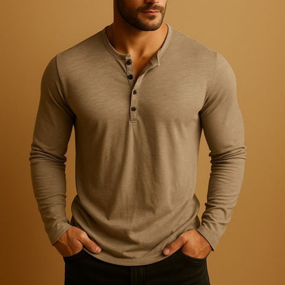 Heren Shirt Lange Mouwen Casual Met Knopen Comfortabel