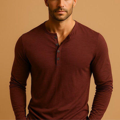 Heren Shirt Lange Mouwen Casual Met Knopen Comfortabel