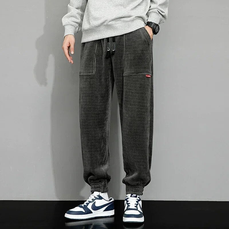Joggingbroek Mannen Casual Zwart Gemakkelijk