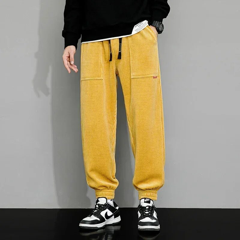 Joggingbroek Mannen Casual Zwart Gemakkelijk