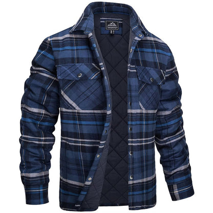 Heren Winterjas Geruit Warm en Waterdicht - StudioMarella