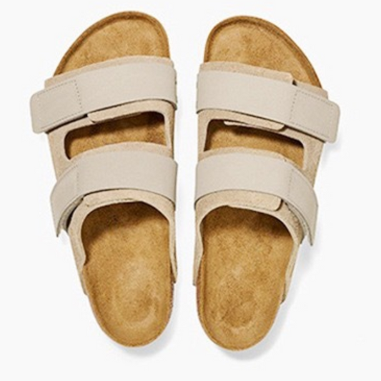 Heren Sandalen Zomer Dubbele Riem Leer - StudioMarella