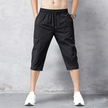 Herenshort Nylon Zwart voor Strand en Zwembad - StudioMarella