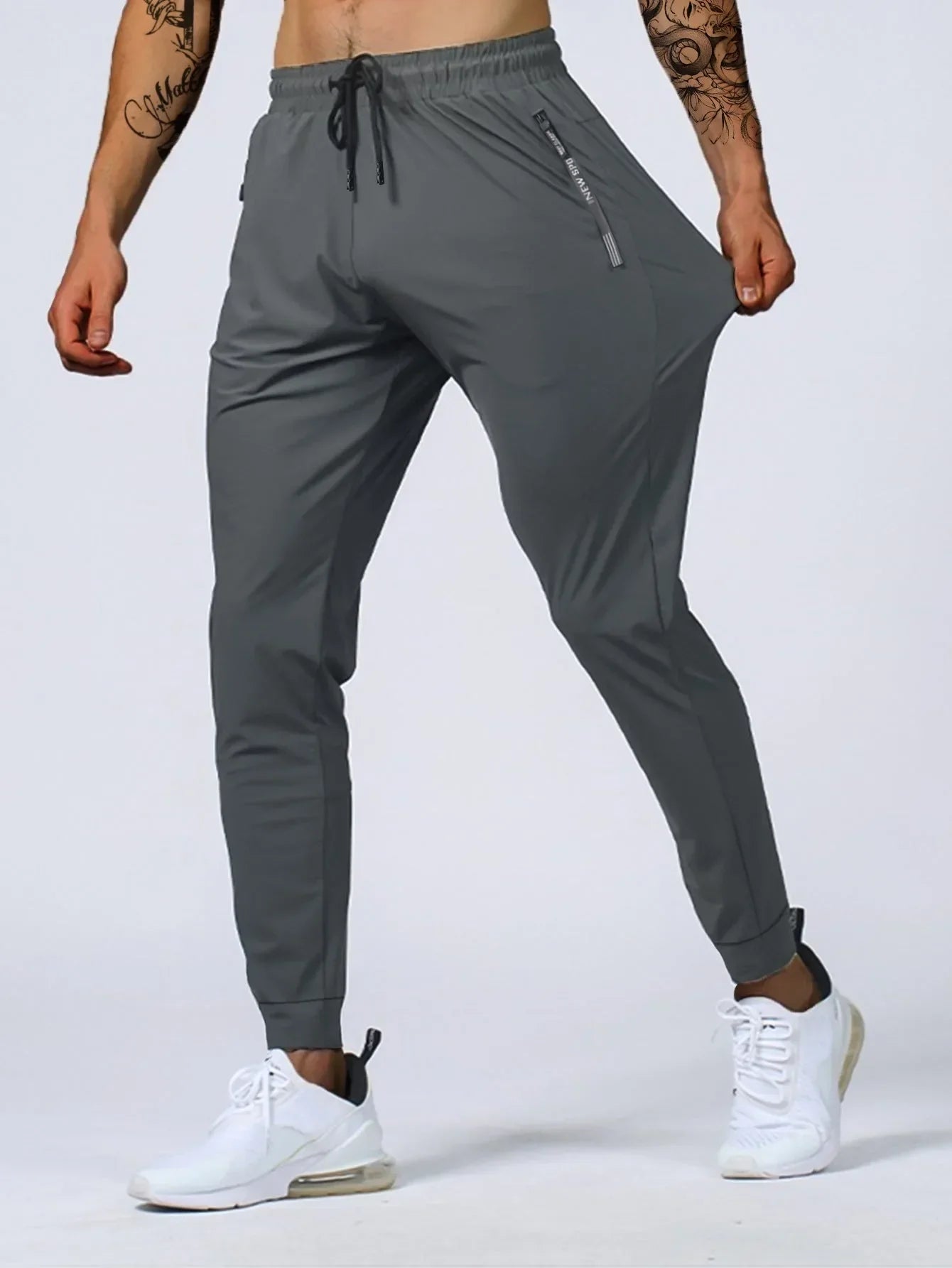 Heren Joggers Elastisch Comfortabel Ademend Sportbroek - StudioMarella