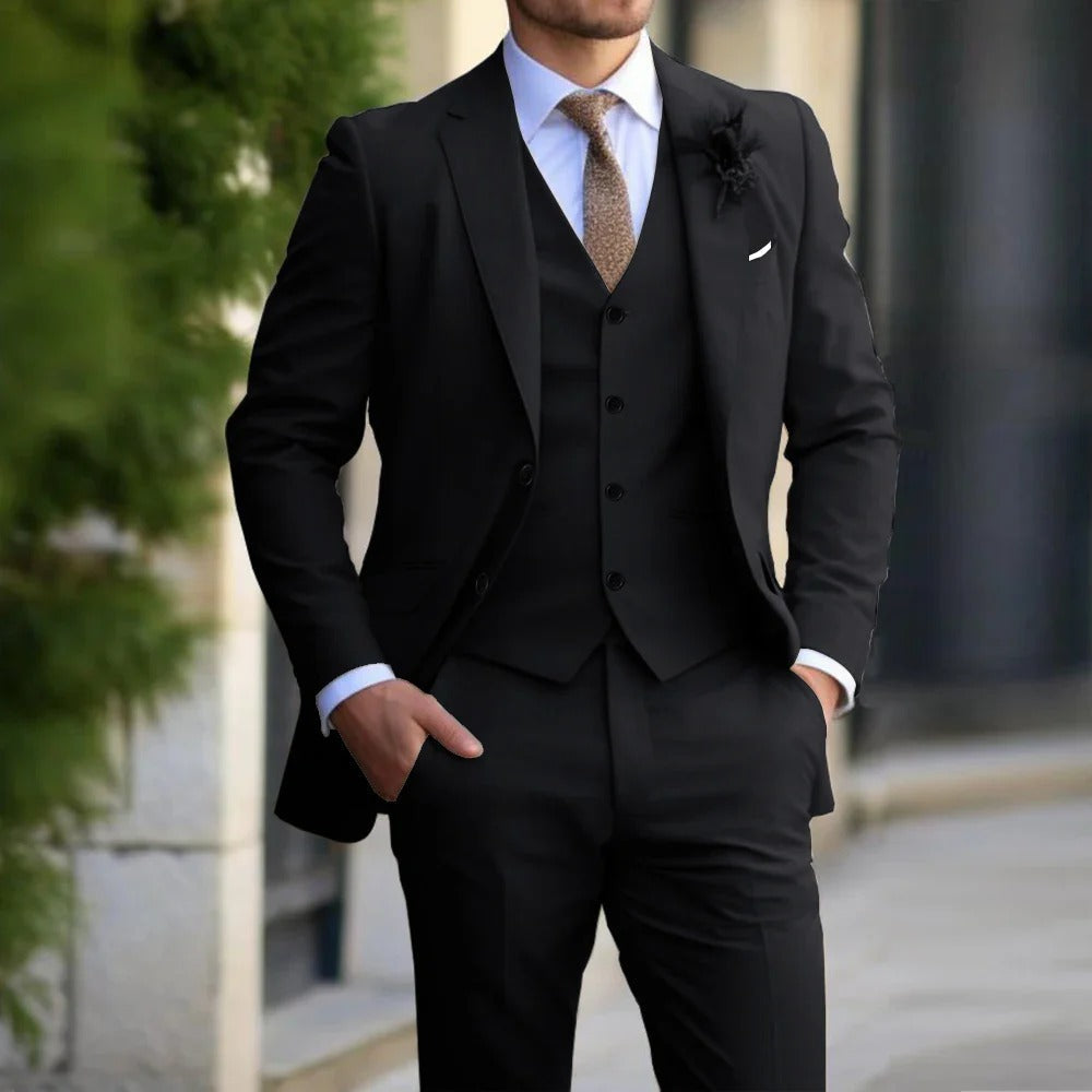 Mannen Pak Driedelig Slim Fit Design - StudioMarella
