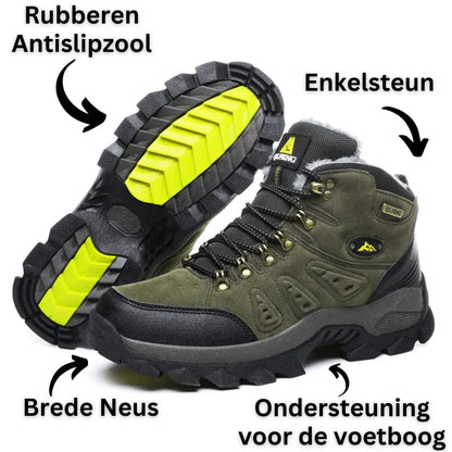 Heren wandelschoenen | Waterdicht & Enkel- en Hielsupport