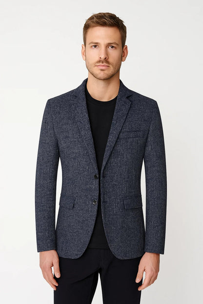 Heren Blazer Slimfit Elegant Met Knopen voor Alle Seizoenen