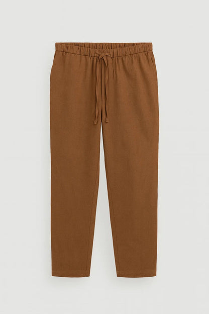 Heren Broek Relaxed Fit Zomerbroek Met Trekkoord