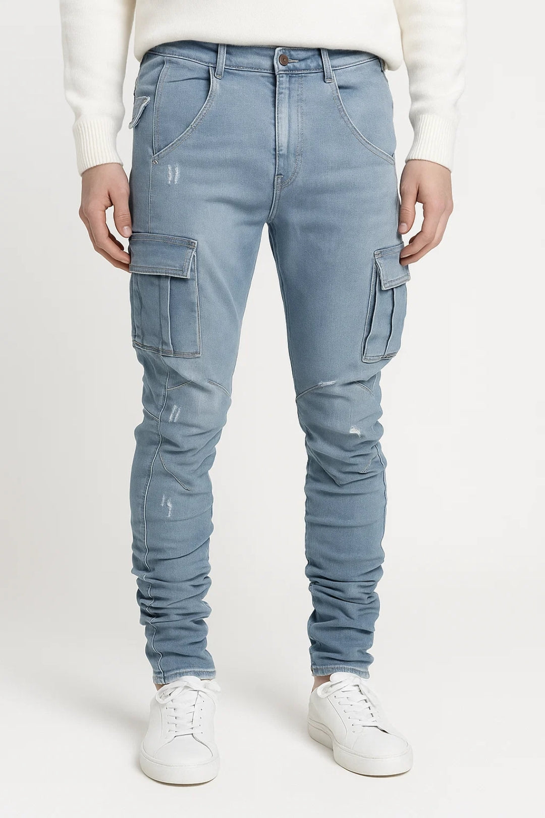 Heren Cargo Broek Straight Model Herfst Collectie - StudioMarella