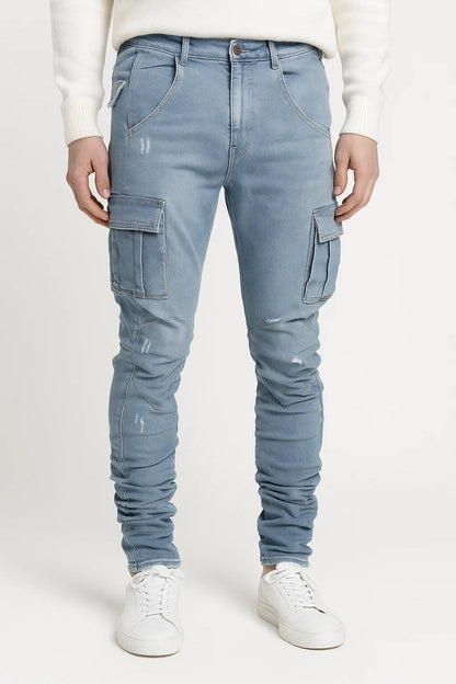 Heren Cargo Broek Straight Model Herfst Collectie - StudioMarella