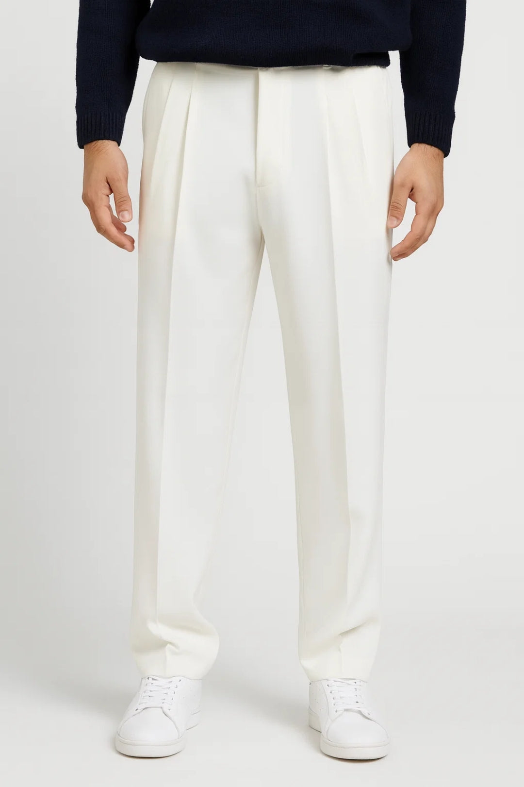 Heren Broek Straight Leg Hoge Taille Zomer Collectie
