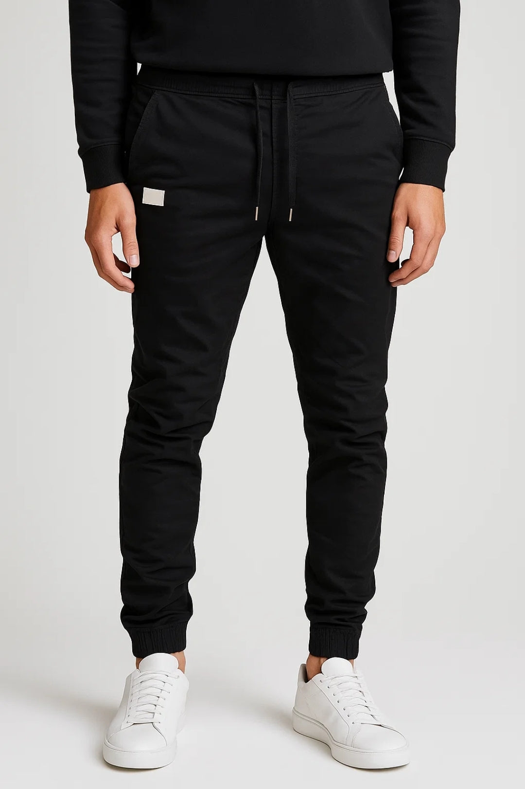Heren Broek Tapered Fit met Trekkoord Sluiting voor Lente