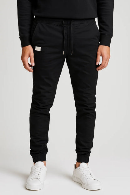 Heren Broek Tapered Fit met Trekkoord Sluiting voor Lente