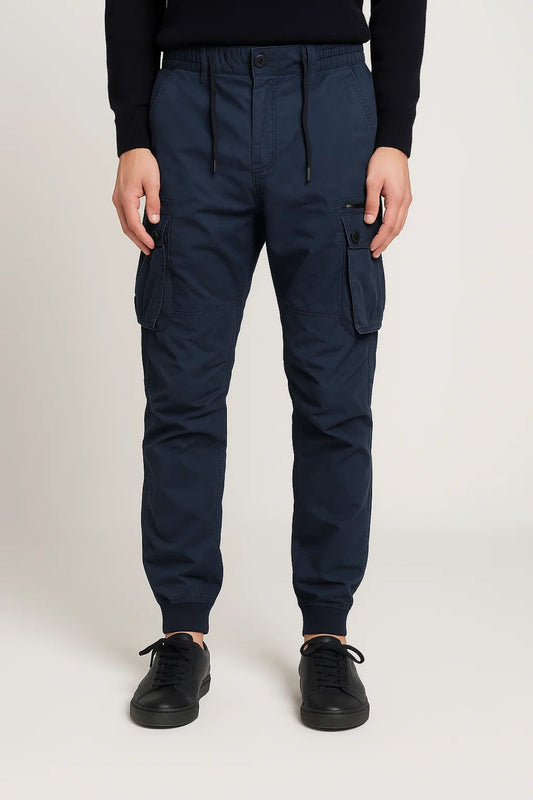 Heren Cargobroek Slim Fit Met Veel Zakken Comfortabel - StudioMarella