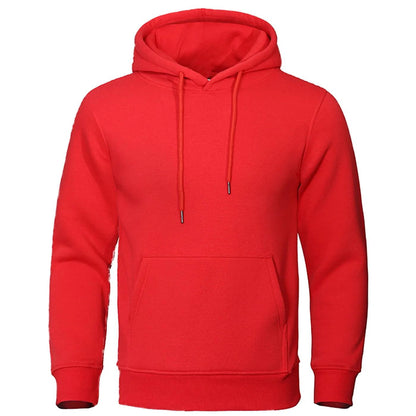 Heren Fleece Hoodie met Capuchon – Warme Trui voor Herfst & Winter – Comfortabele Pasvorm – Casual Streetwear