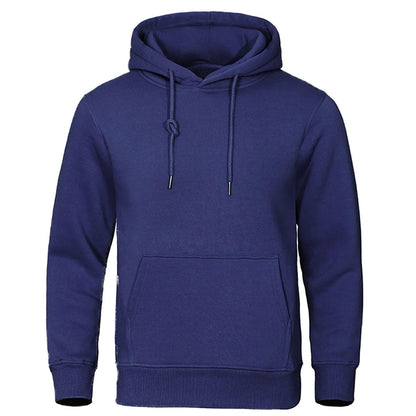 Heren Fleece Hoodie met Capuchon – Warme Trui voor Herfst & Winter – Comfortabele Pasvorm – Casual Streetwear