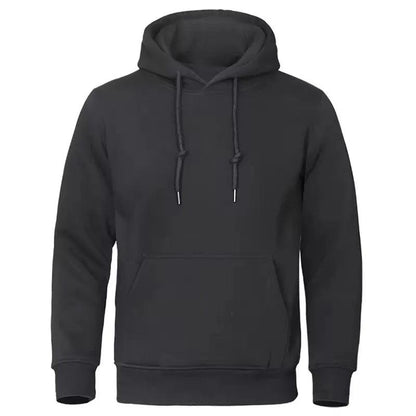 Heren Fleece Hoodie met Capuchon – Warme Trui voor Herfst & Winter – Comfortabele Pasvorm – Casual Streetwear