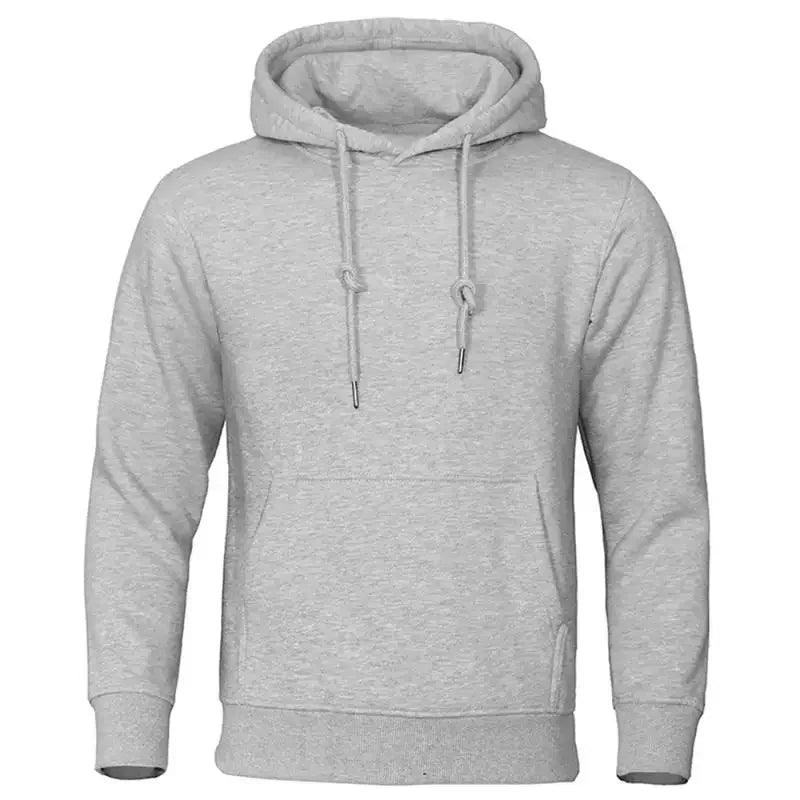 Heren Fleece Hoodie met Capuchon – Warme Trui voor Herfst & Winter – Comfortabele Pasvorm – Casual Streetwear