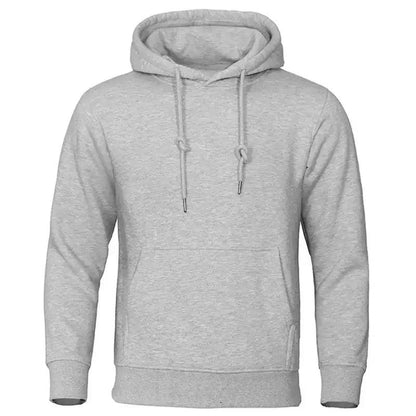 Heren Fleece Hoodie met Capuchon – Warme Trui voor Herfst & Winter – Comfortabele Pasvorm – Casual Streetwear