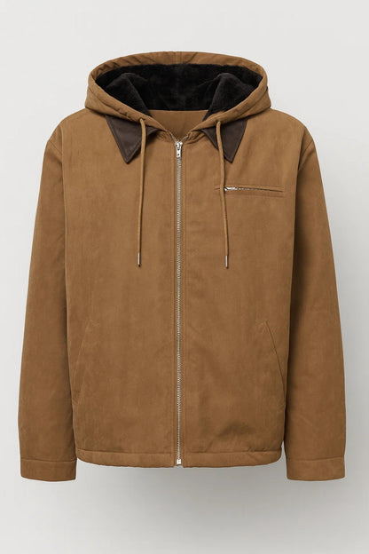 Heren Tussenjas Casual met Capuchon en Ritssluiting