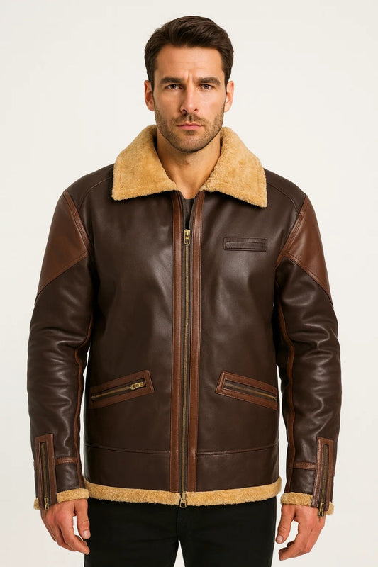Heren Winterjas Met Kraag Premium Kwaliteit - StudioMarella