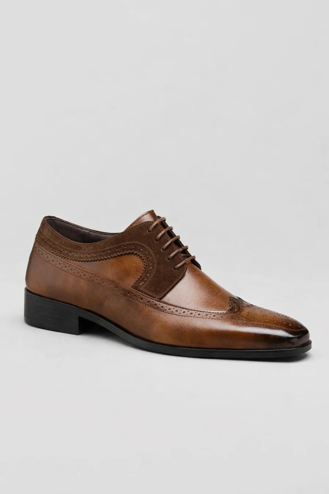 Heren Schoenen Elegant Met Veters Leer Zwart - StudioMarella