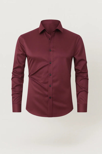 Heren Overhemd Slimfit Lente Met Knoopjes