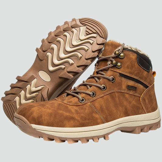 Heren Wandelschoenen Warm en Waterdicht met Stevige Vetersluiting - StudioMarella