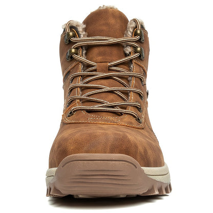 Heren Wandelschoenen Warm en Waterdicht met Stevige Vetersluiting