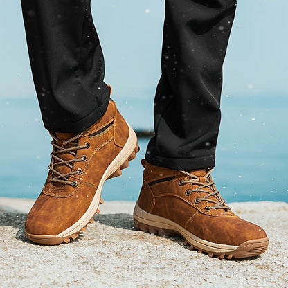 Heren Wandelschoenen Warm en Waterdicht met Stevige Vetersluiting