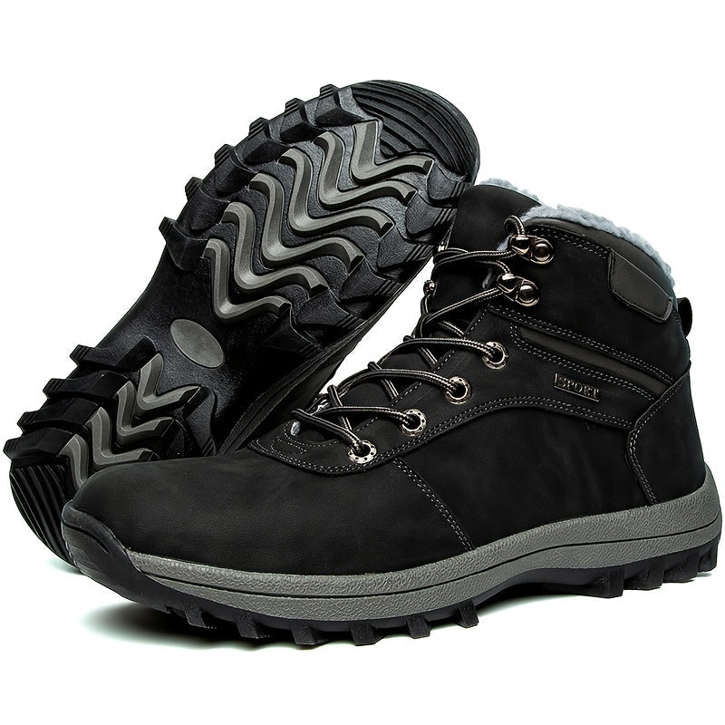 Heren Wandelschoenen Warm en Waterdicht met Stevige Vetersluiting