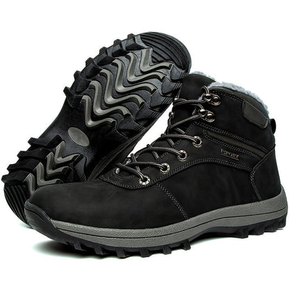 Heren Wandelschoenen Warm en Waterdicht met Stevige Vetersluiting
