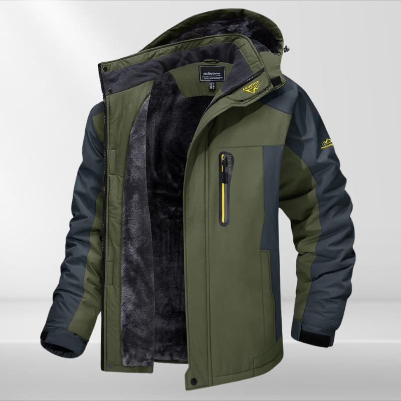 Heren Winterjack Waterdicht Warm Fleece Outdoorjack - StudioMarella